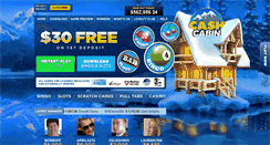 Desktop Screenshot of bingocabin.com